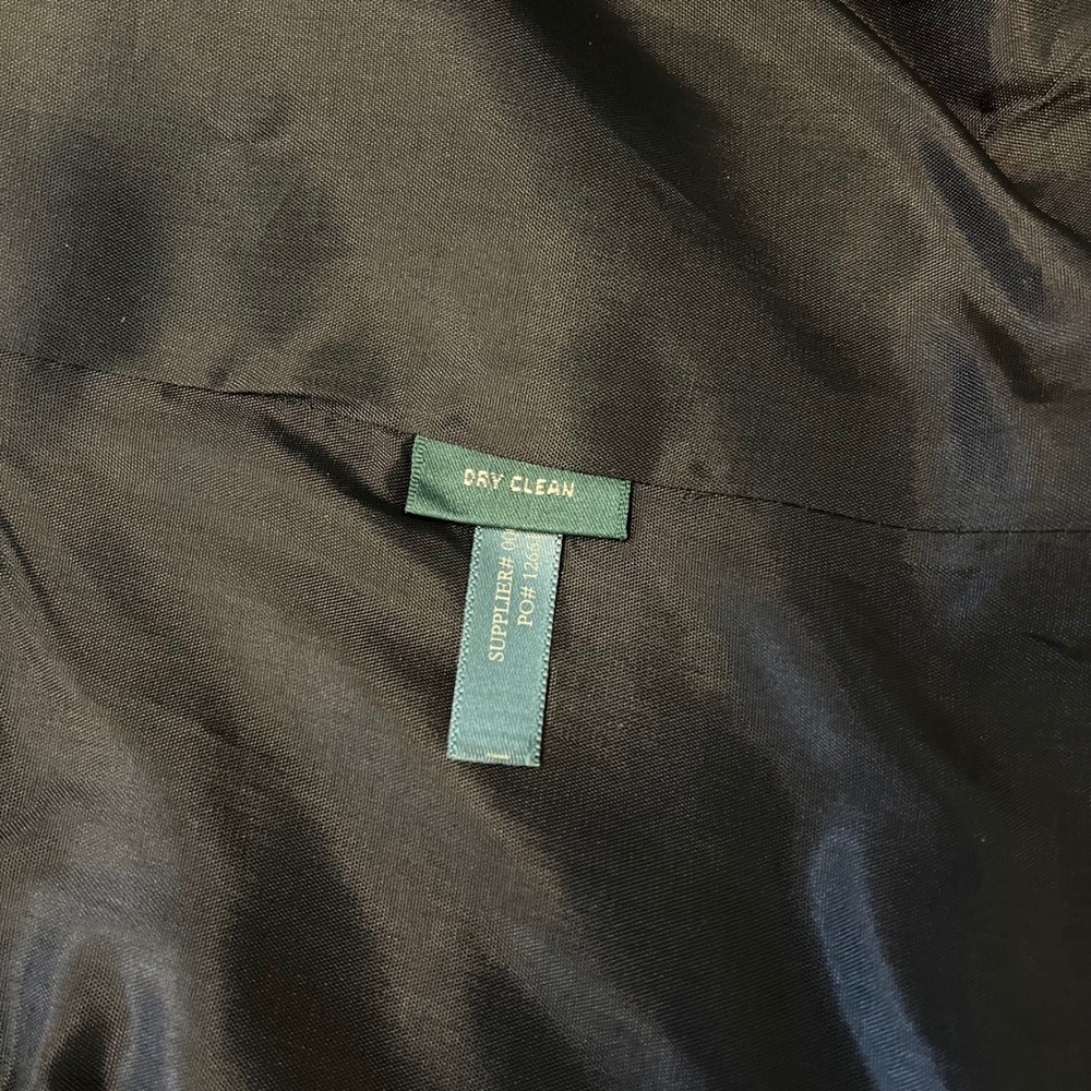 NEW Lauren Ralph Lauren Black Velvet Blazer Jacket Size 18W Button Front Classic - Picture 8 of 11